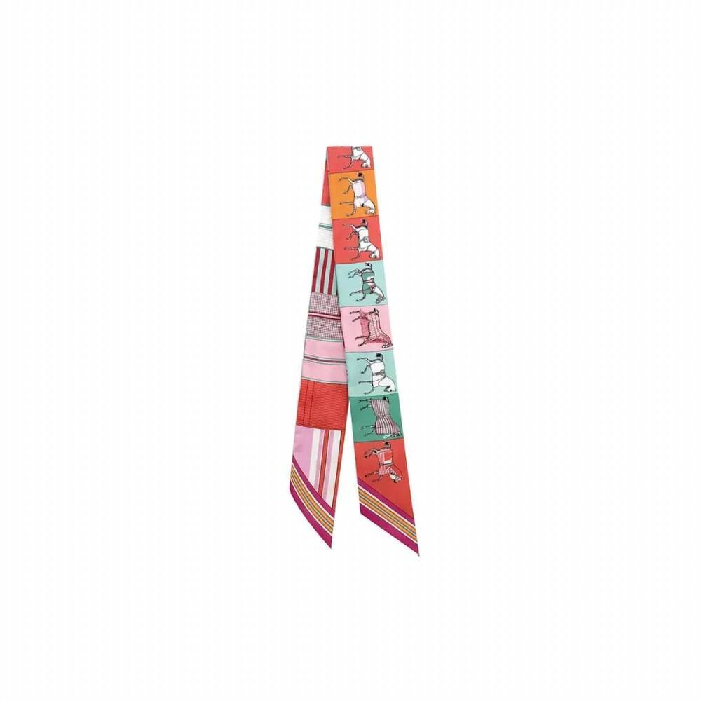 NEW DEEP SOUTH ORIGINALS women's scarlett scarf necklace in multi color horse